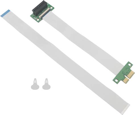 Pxyelec Flexible PCI Express 1x Riser Card Extender Cable for PC.